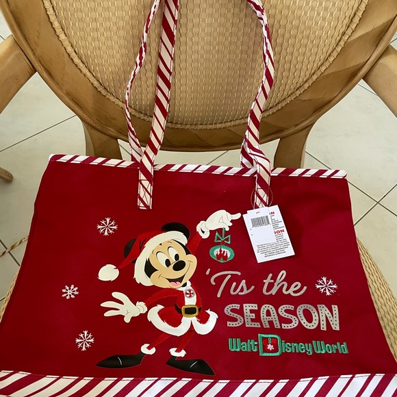 Disney Handbags - Disney Christmas Holiday Tote Bag WDW